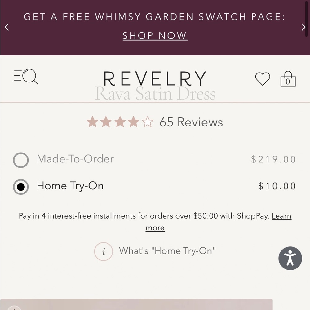 Revelry Rust Satin Dress